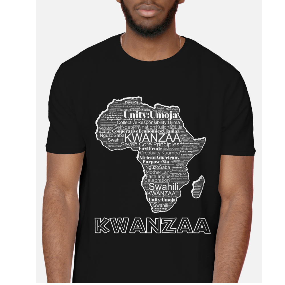 Kwanzaa Seven Principles of Kwanzaa Africa Graphic Design T-Shirt