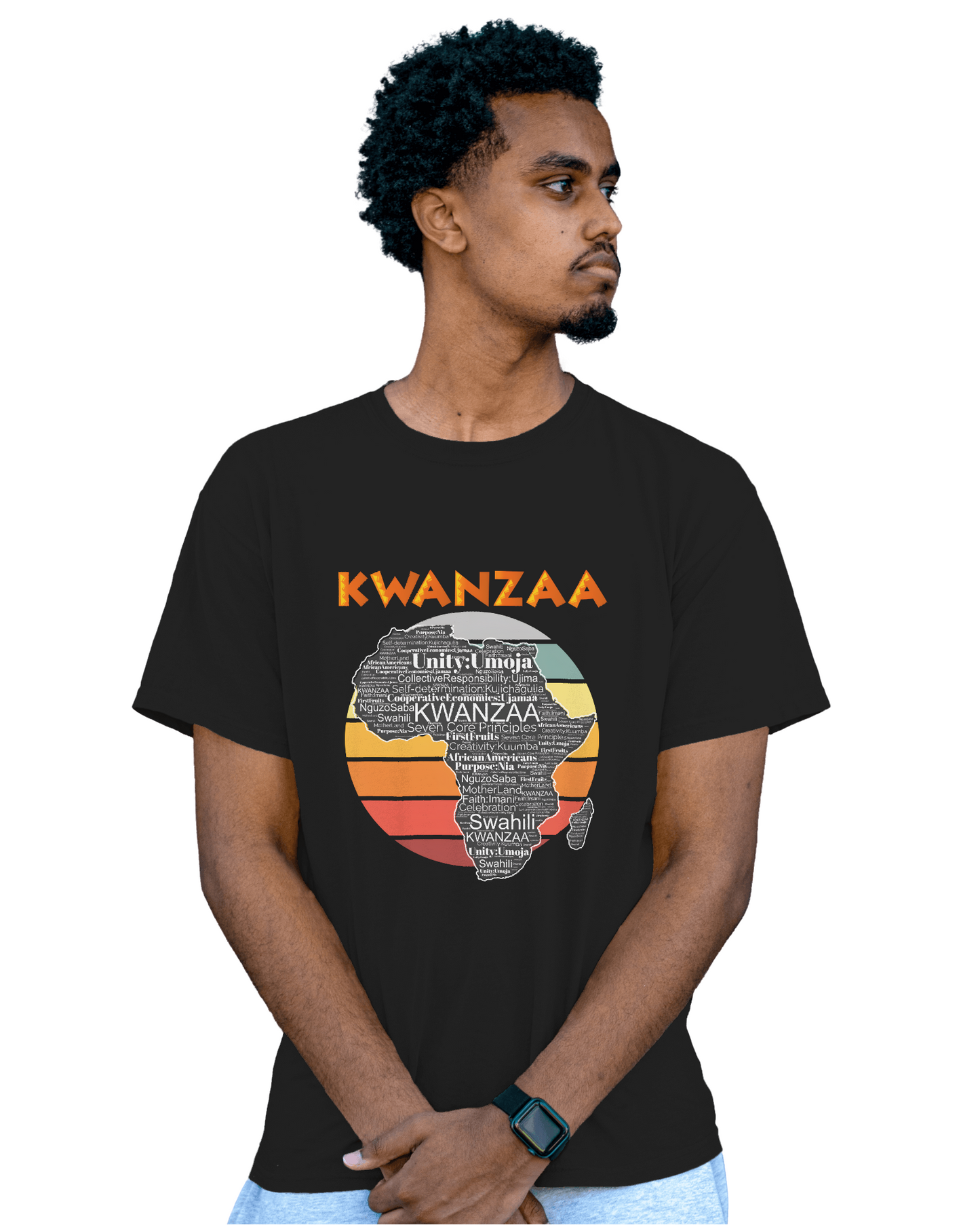 Kwanzaa Africa Seven Principles of Kwanzaa African American T-Shirt