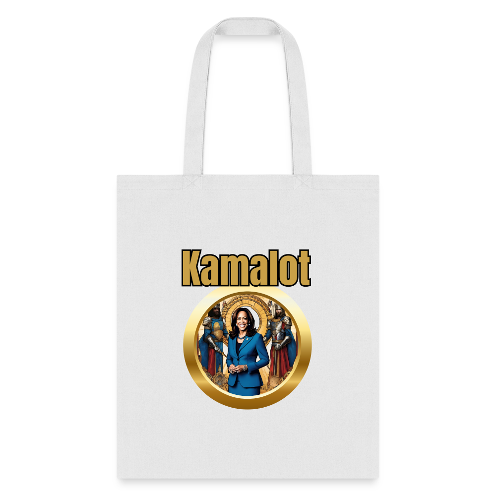 Kamelot 2024 Ridin With Kamal Harris For President Tote Bag - white