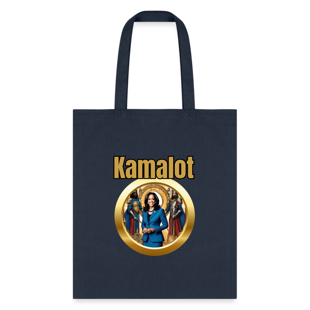 Kamelot 2024 Ridin With Kamal Harris For President Tote Bag - navy