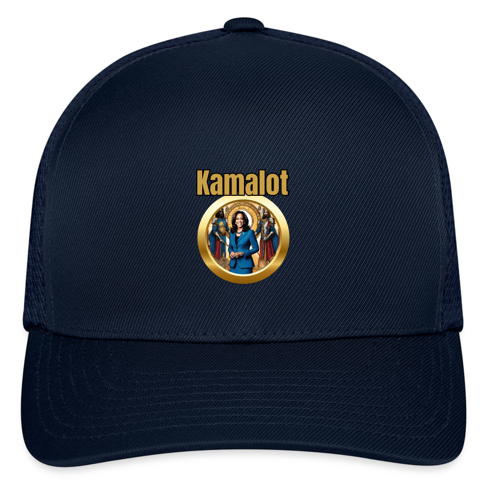 Kamelot 2024 Ridin With Kamal Harris For President Flexfit Fitted Baseball Cap - navy
