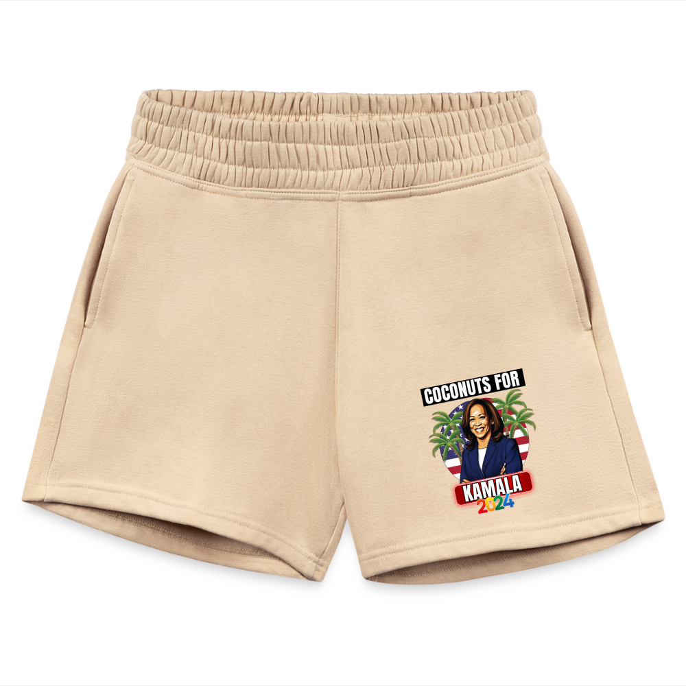 Kamala Harris for President You Think You Just Fell Out Of A Coconut Tree 2024, Women's Jogger Short - nude
