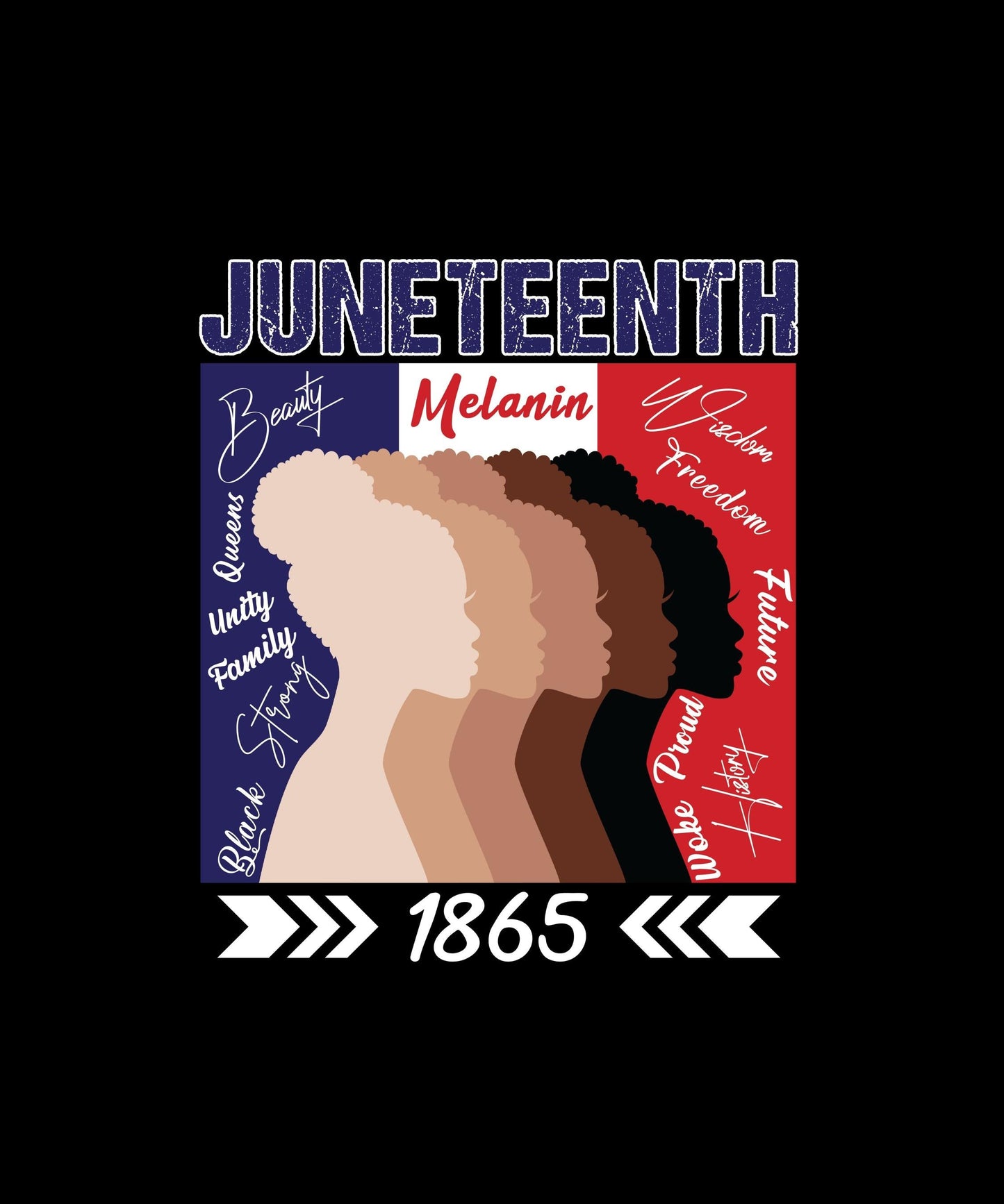 Juneteenth Melanin Is Our Strength T-shirt