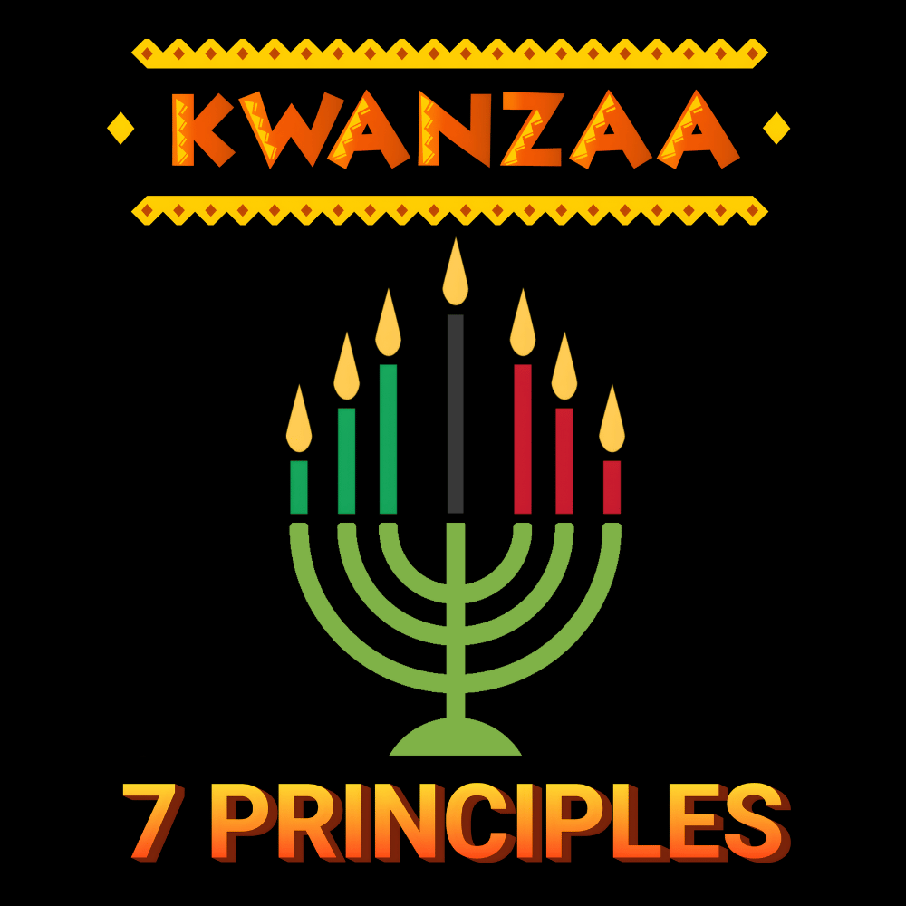 Kwanzaa Africa Candles Seven Principles African American Premium T-Shirt