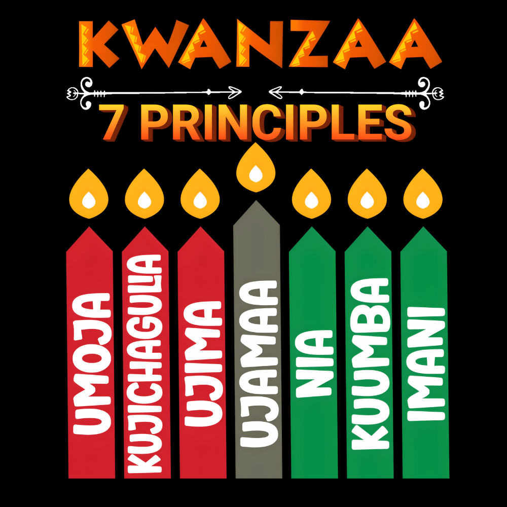 Kwanzaa Africa 7 Principles of African American Kwanzaa T-Shirt