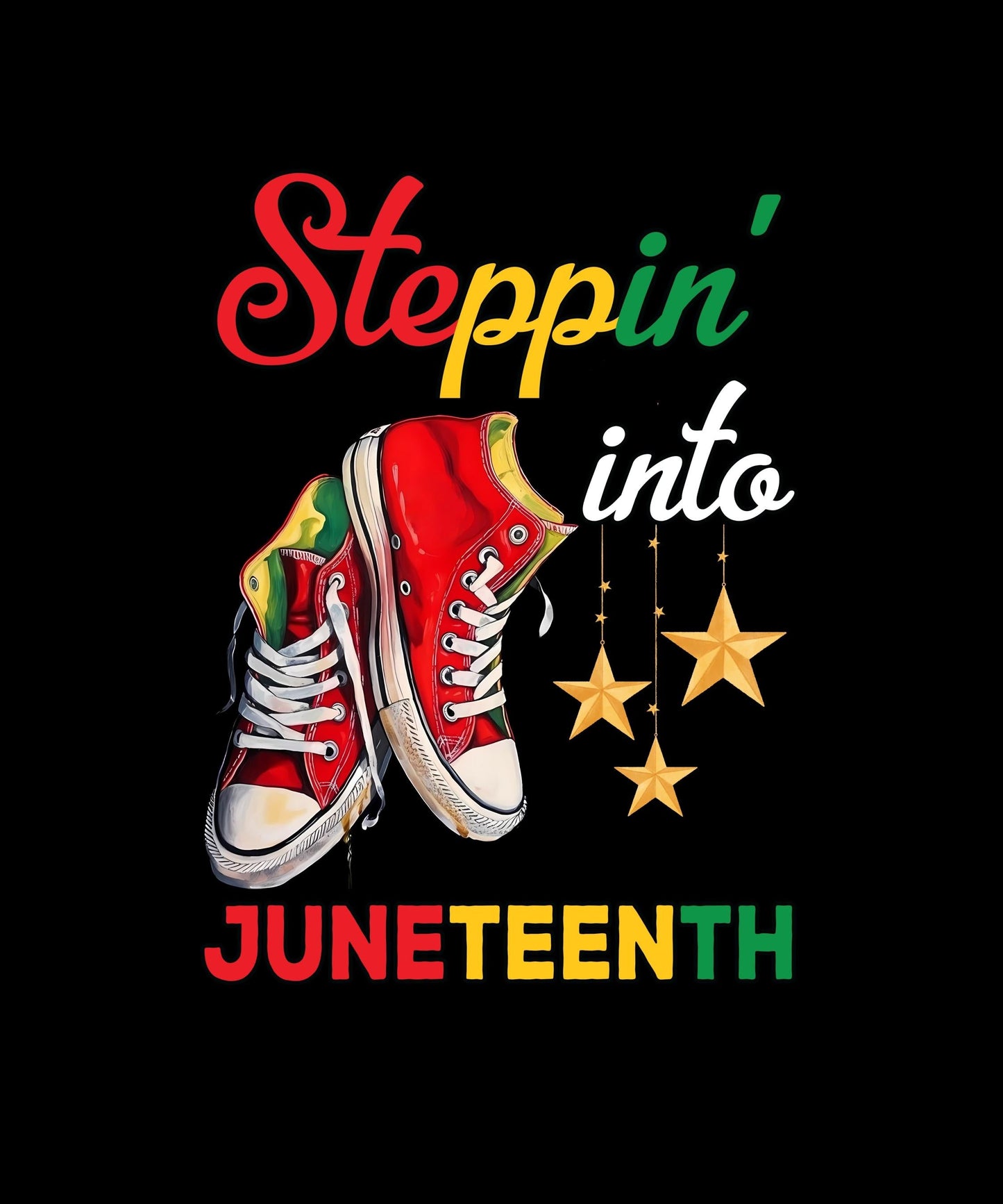 Juneteenth Authentic Stepping Since 1865 T-shirt