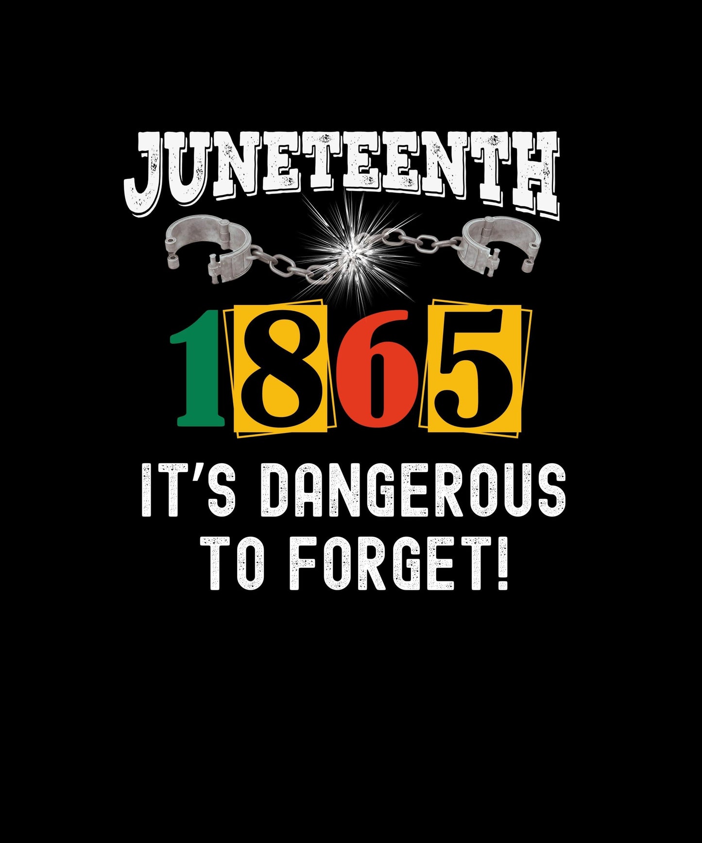 Juneteenth Its Dangerous To Forget T-shirt