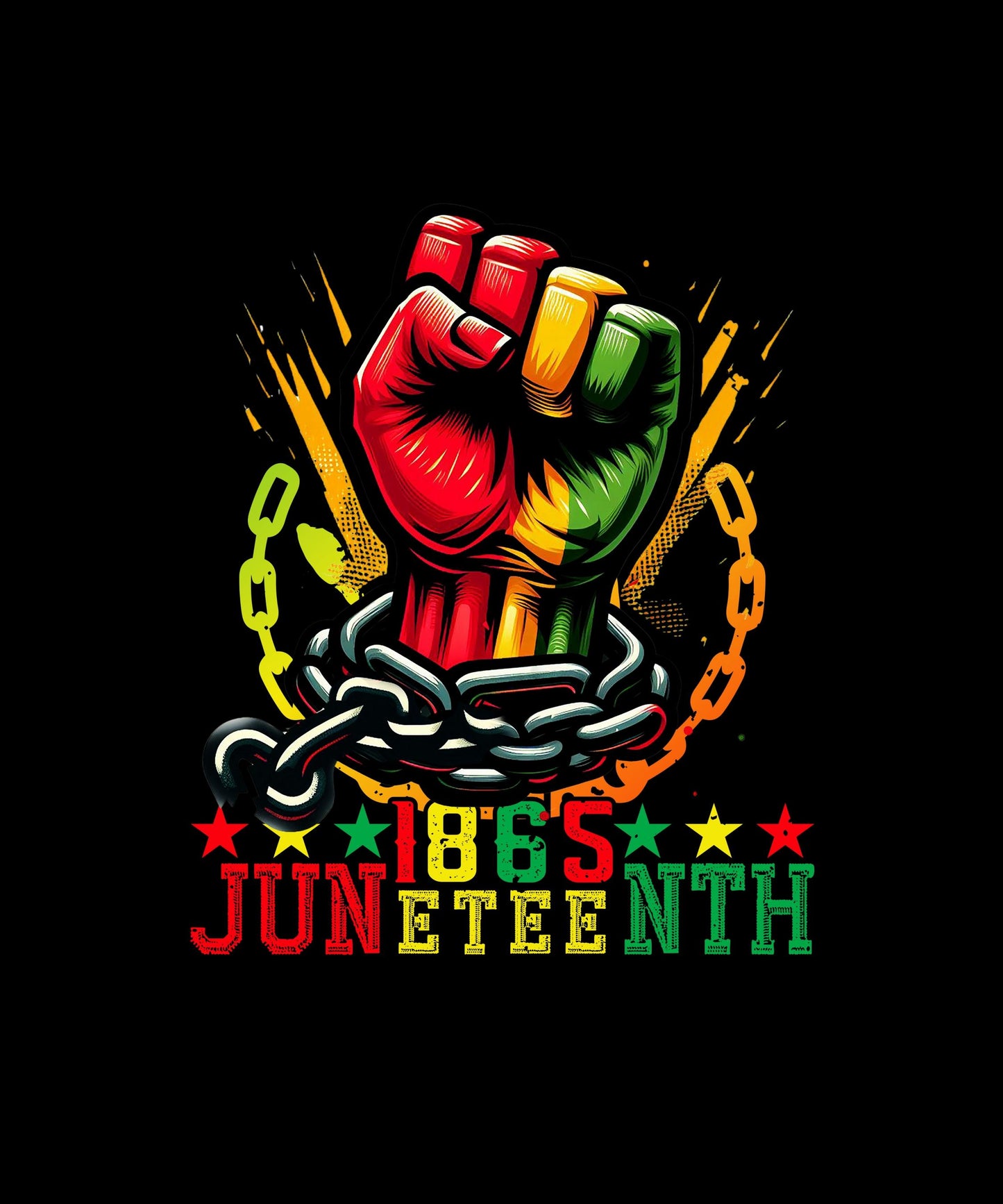 Juneteenth 1865 From Slavery to Freedom T-shirt