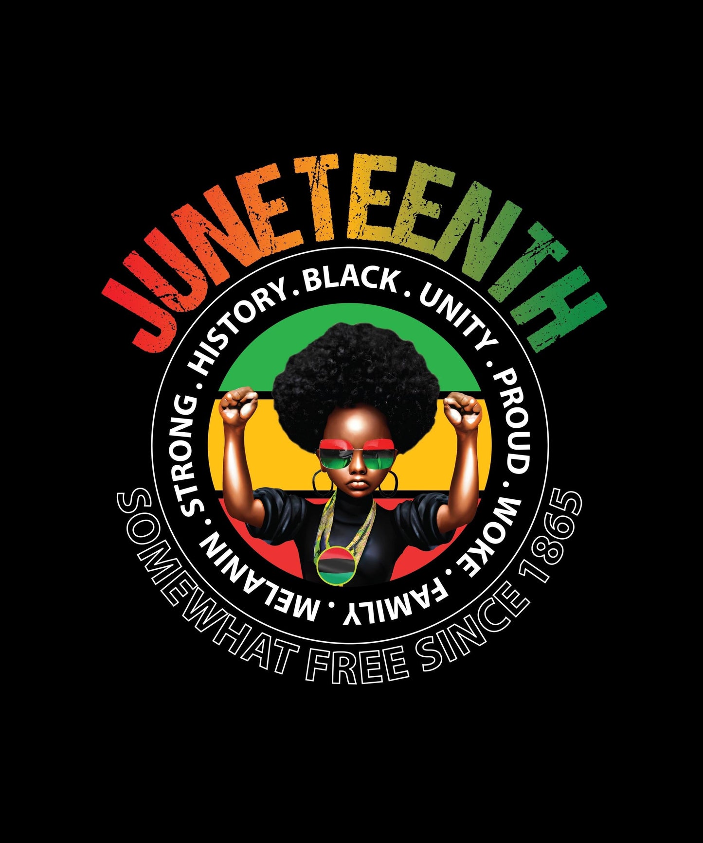 Juneteenth Celebration Of The Black Family T-shirt