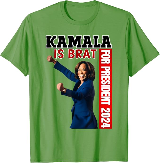 Kamala Is Brat, Ridin With Kamala Harris For President, 2024 T-Shirt