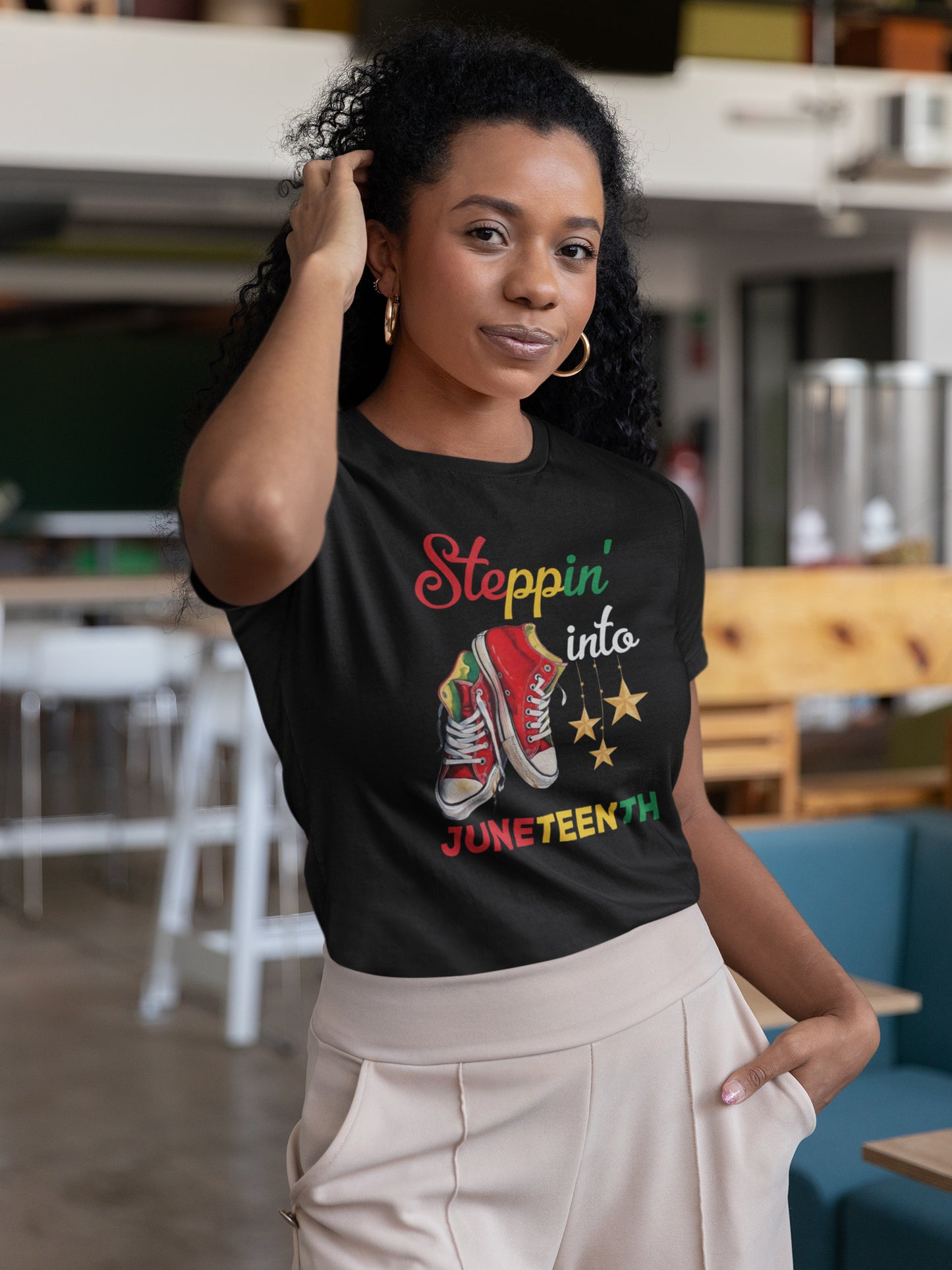 Juneteenth Authentic Stepping Since 1865 T-shirt