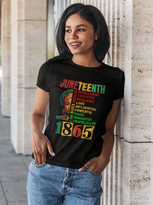 Juneteenth I am a Black Woman T-shirt