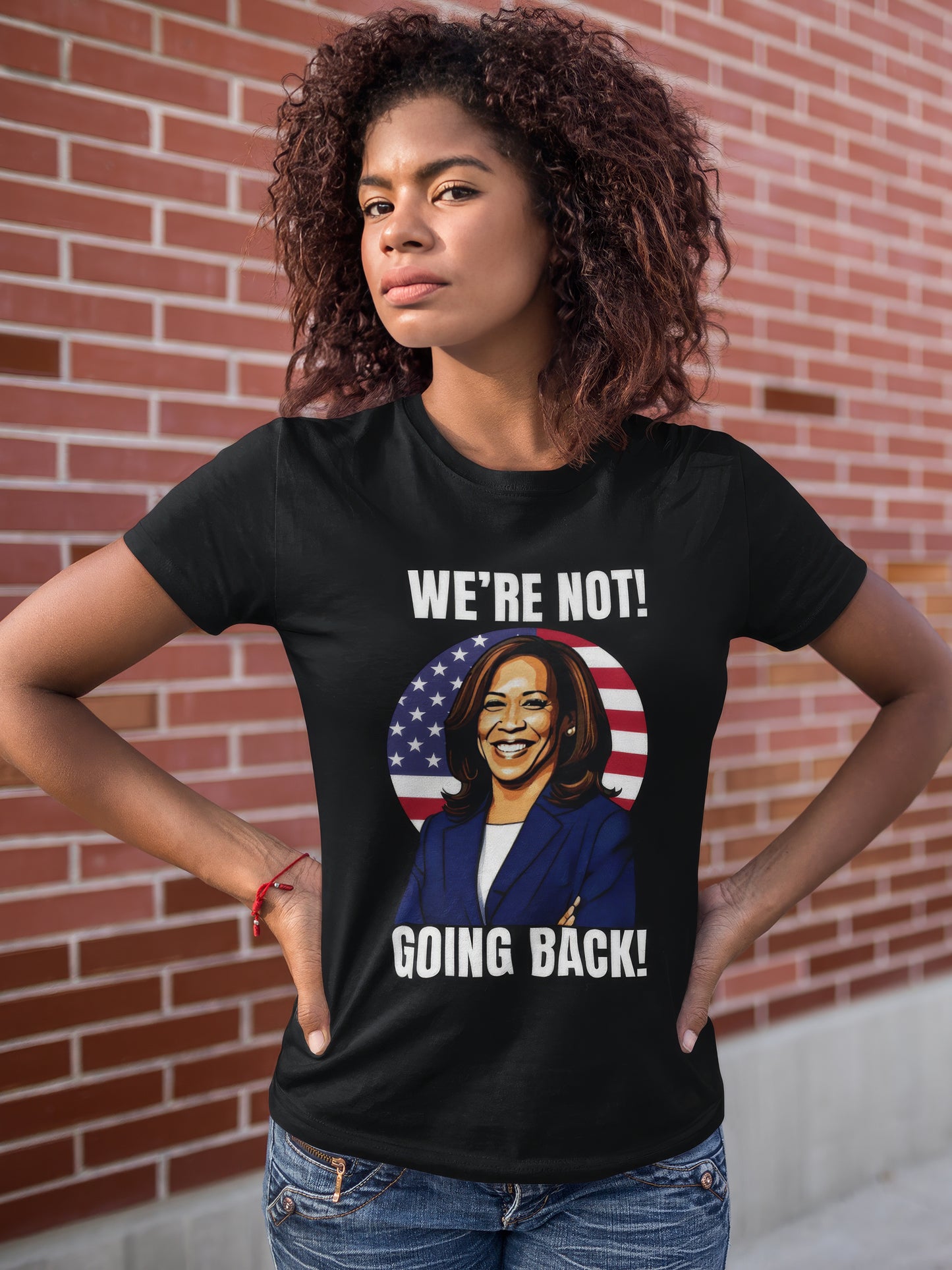 We Are Not Going Back, Ridin With Kamala Harrris, Vote 2024 T-Shirt