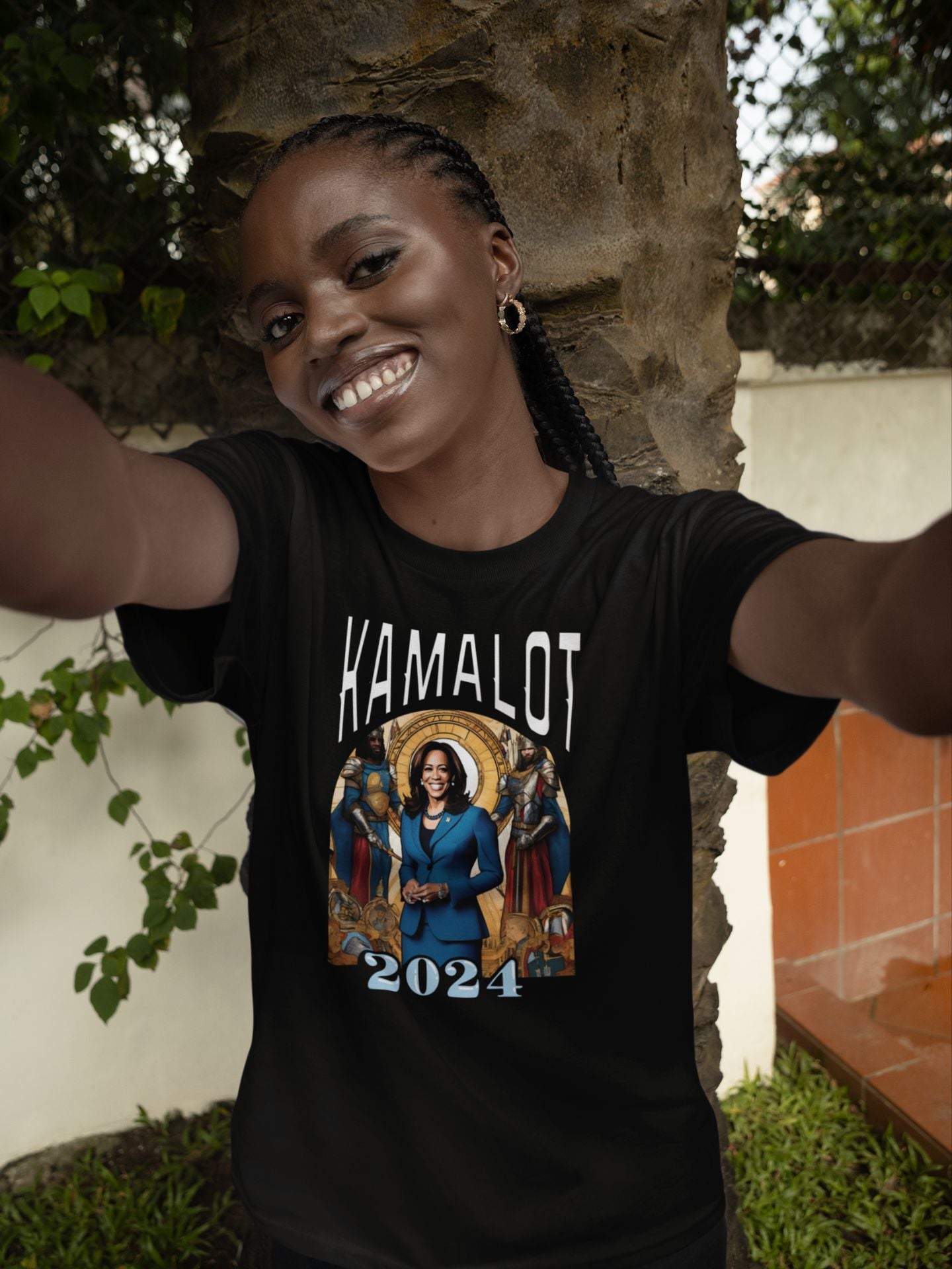 Kamelot, 2024, Ridin With Kamala Harris For President, Vote T-Shirt