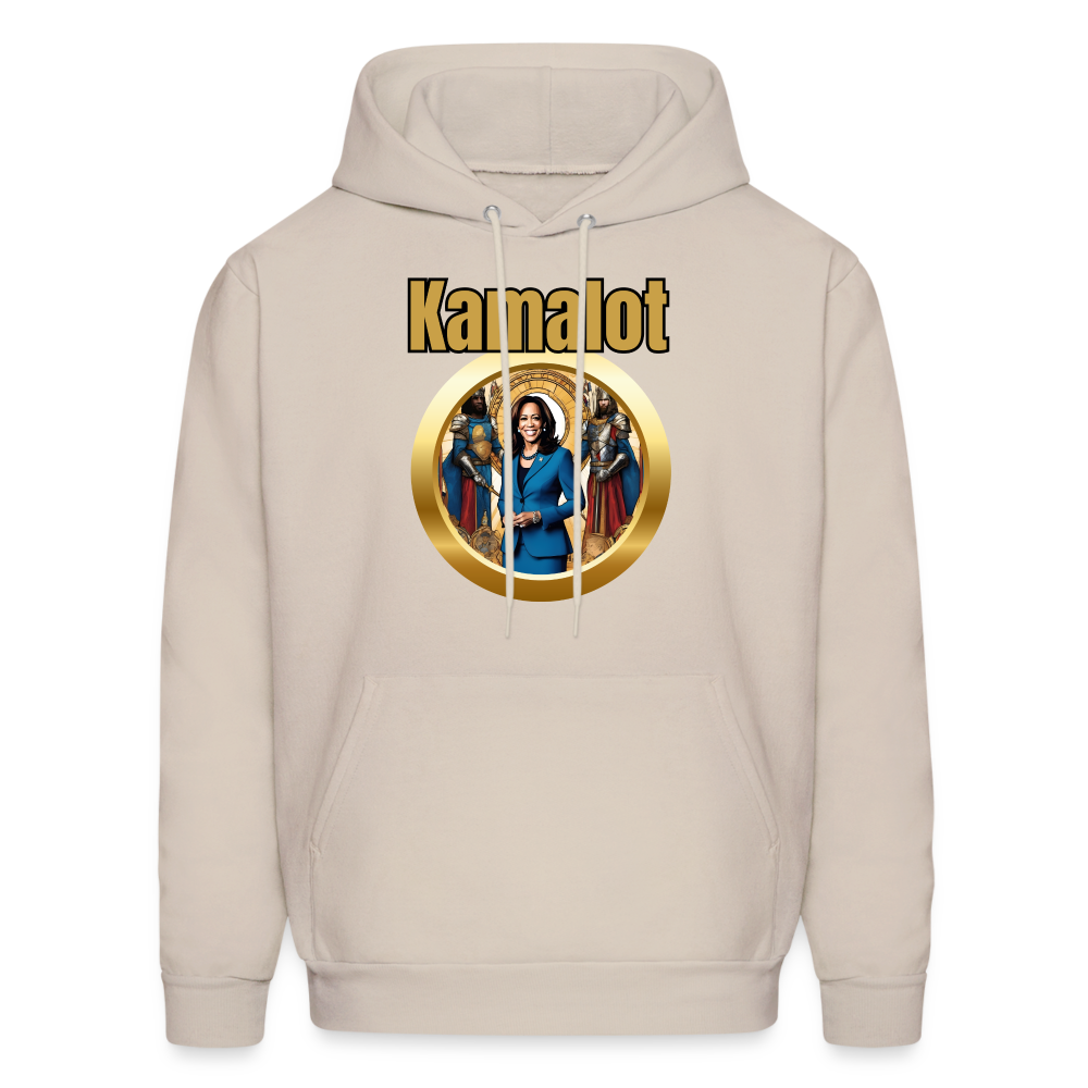 Kamelot 2024 Ridin With Kamal Harris For President Men's Hoodie - Sand