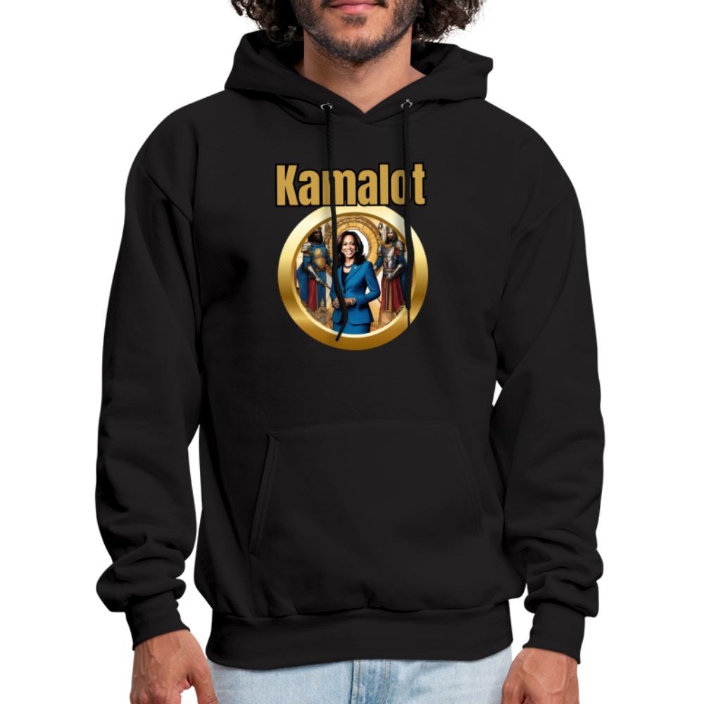 Kamelot 2024 Ridin With Kamal Harris For President Men's Hoodie - black