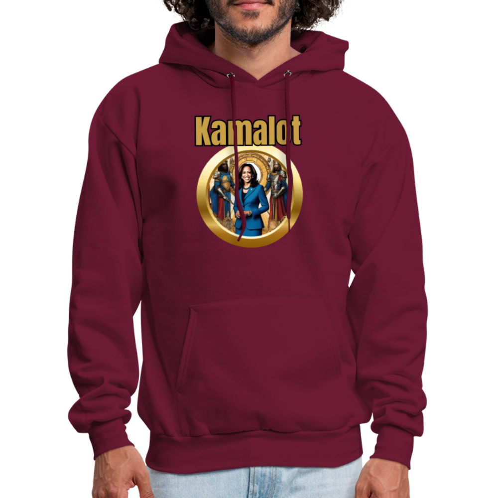 Kamelot 2024 Ridin With Kamal Harris For President Men's Hoodie - burgundy