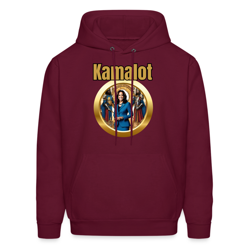 Kamelot 2024 Ridin With Kamal Harris For President Men's Hoodie - burgundy