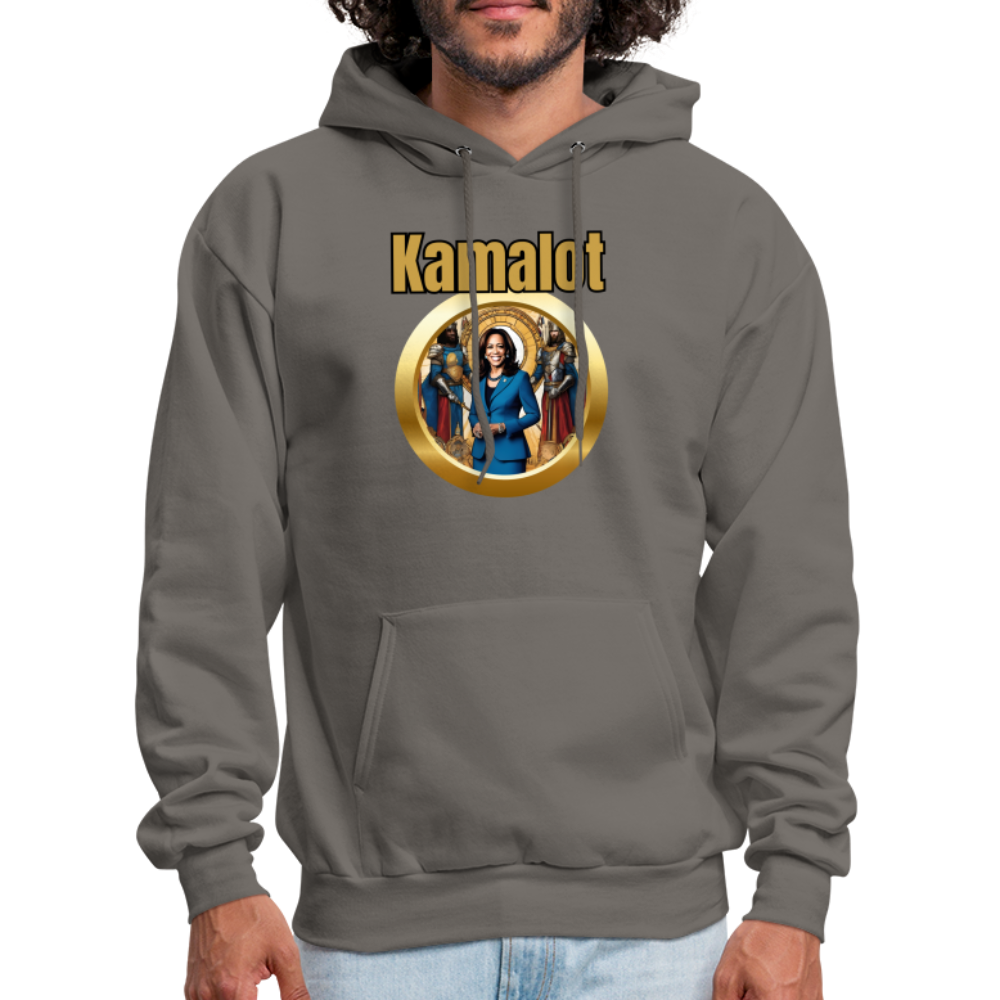 Kamelot 2024 Ridin With Kamal Harris For President Men's Hoodie - asphalt gray