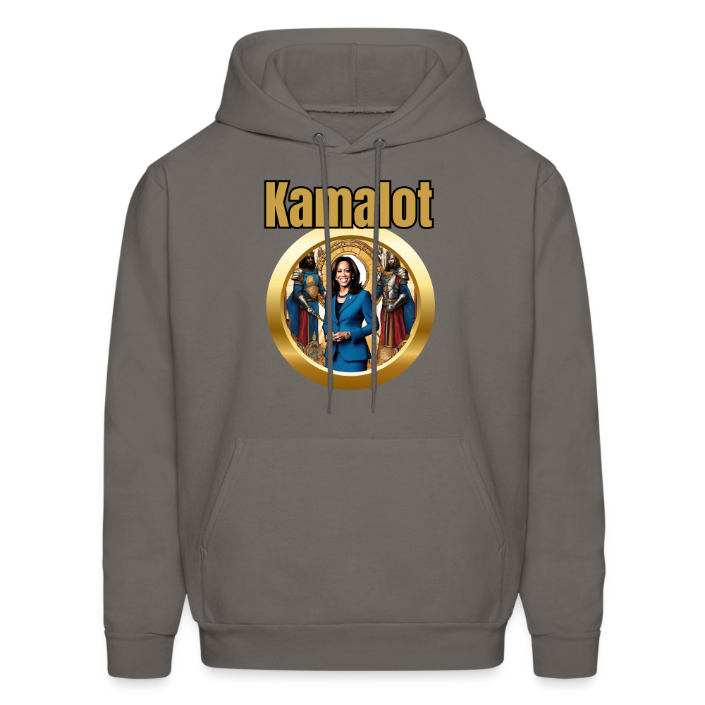 Kamelot 2024 Ridin With Kamal Harris For President Men's Hoodie - asphalt gray