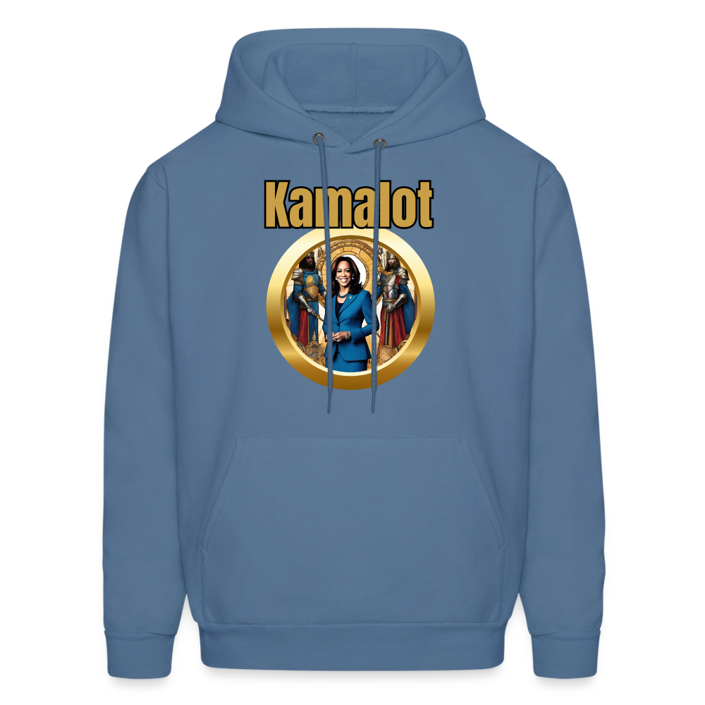 Kamelot 2024 Ridin With Kamal Harris For President Men's Hoodie - denim blue