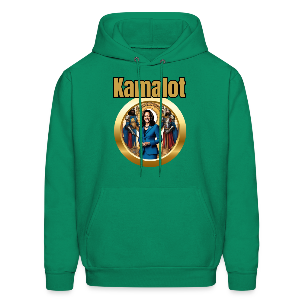 Kamelot 2024 Ridin With Kamal Harris For President Men's Hoodie - kelly green