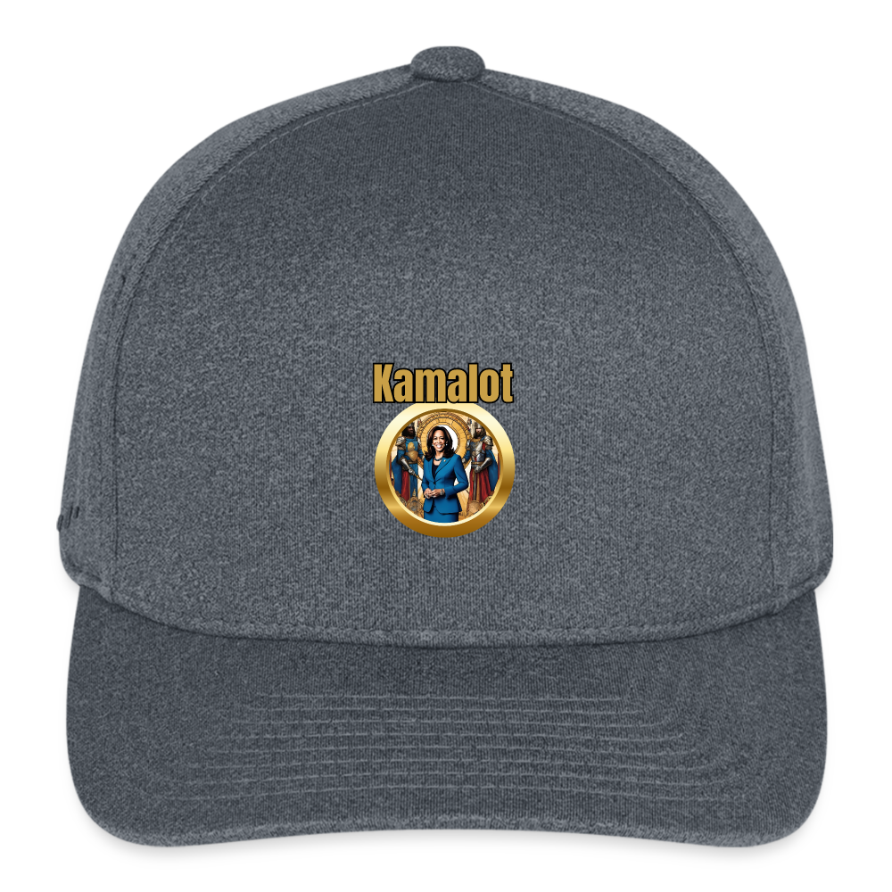 Kamal Harris For President Flexfit Fitted Melange Baseball Cap - dark heather gray