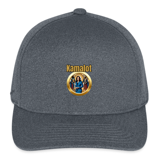 Kamal Harris For President Flexfit Fitted Melange Baseball Cap - dark heather gray