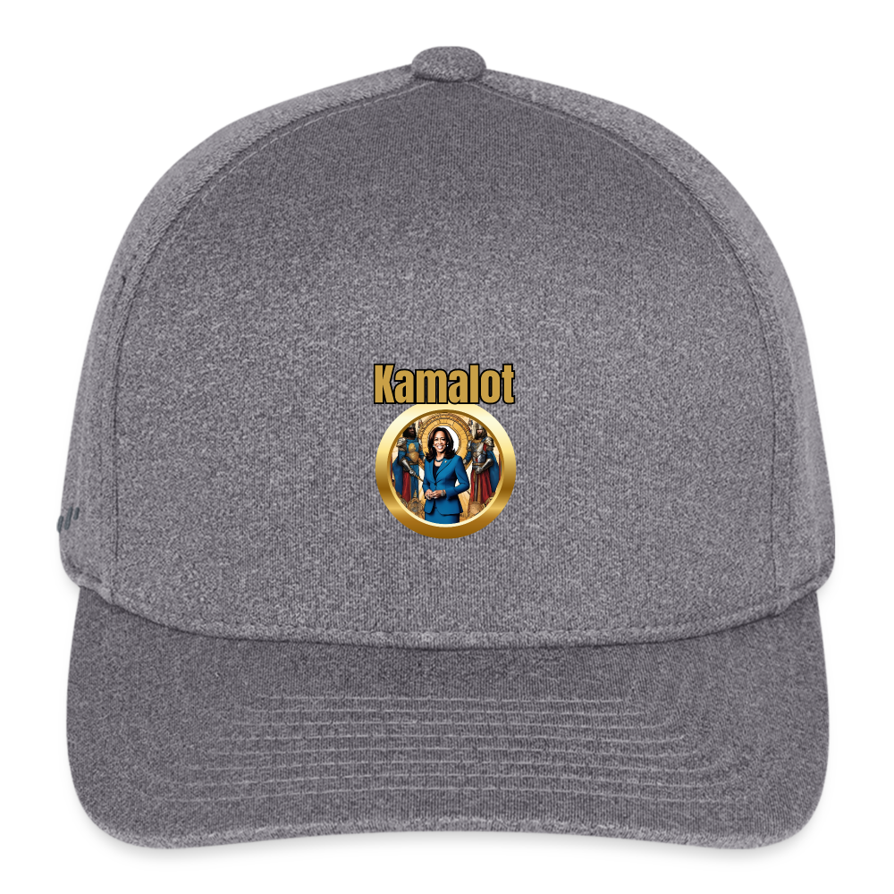 Kamal Harris For President Flexfit Fitted Melange Baseball Cap - light heather gray