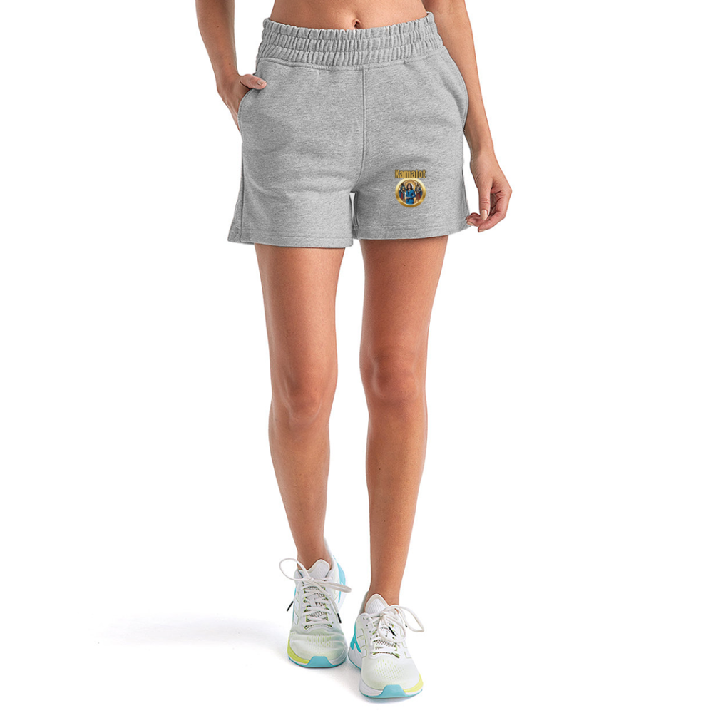 Kamelot 2024 Ridin With Kamal Harris For President Women's Jogger Short - heather gray