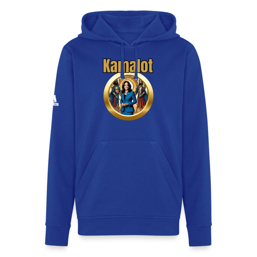 Ridin With Kamal Harris For President Adidas Unisex Fleece Hoodie - royal blue