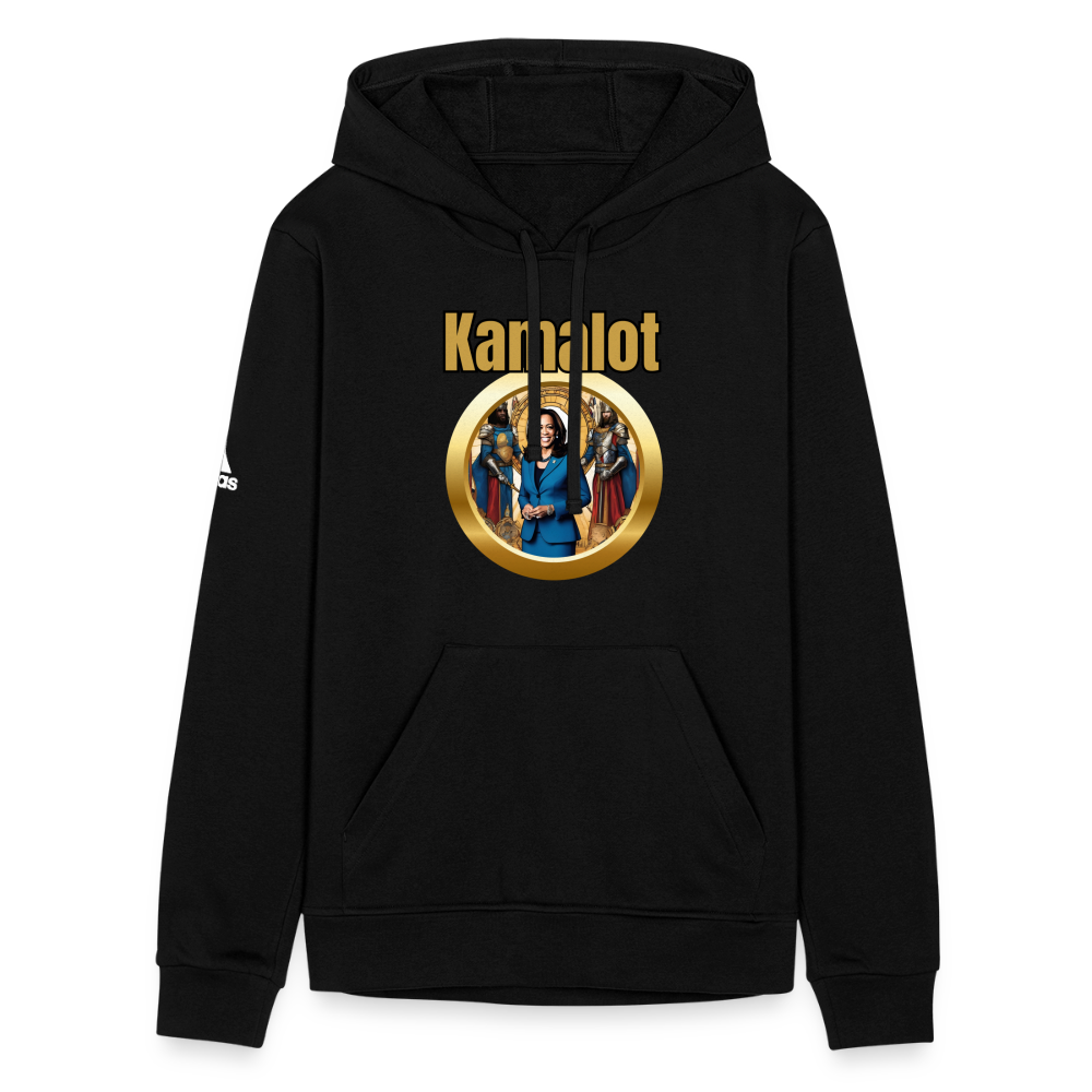 Ridin With Kamal Harris For President Adidas Unisex Fleece Hoodie - black