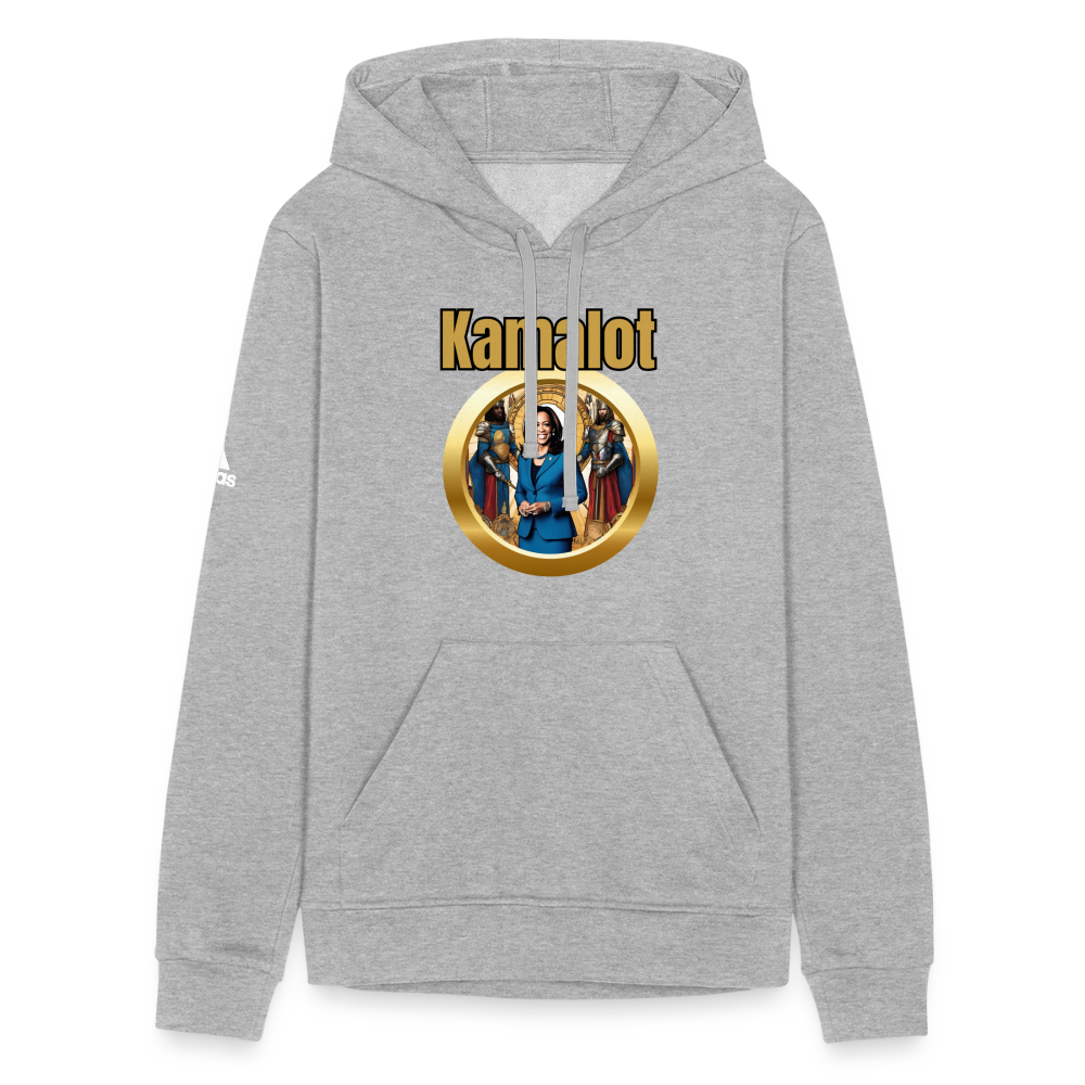 Ridin With Kamal Harris For President Adidas Unisex Fleece Hoodie - heather gray