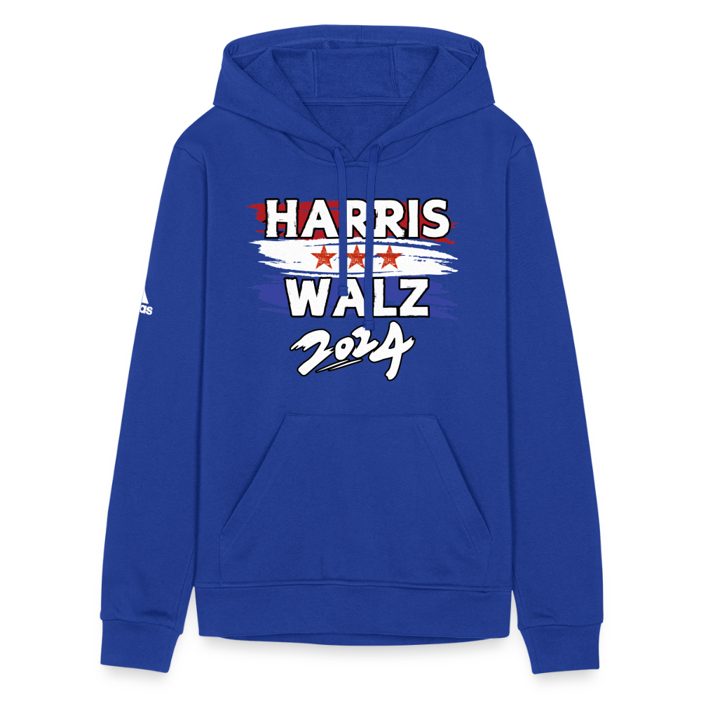 Kamala Harris and Tim Walz, Your vote matters 2024 Adidas Unisex Fleece Hoodie - royal blue