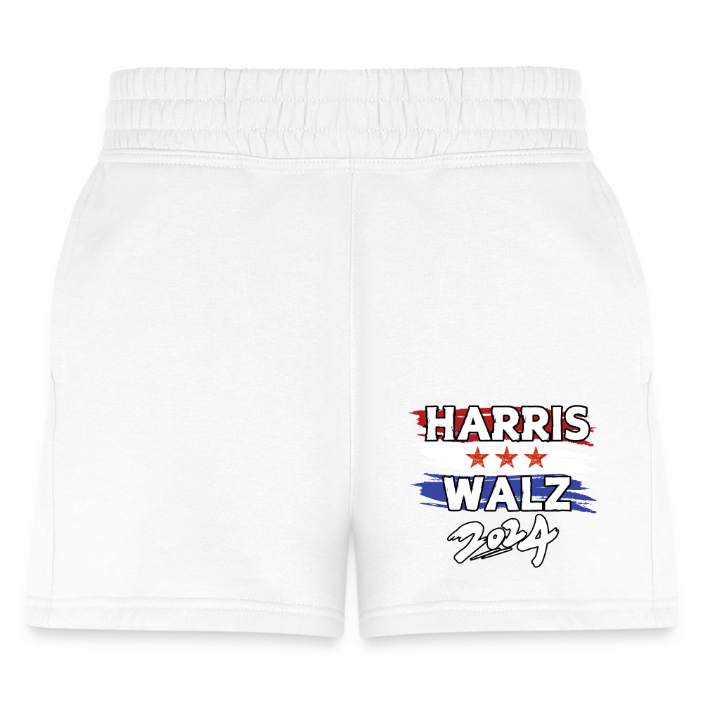 Kamala Harris and Tim Walz, Your vote matters 2024 Women's Jogger Short - white