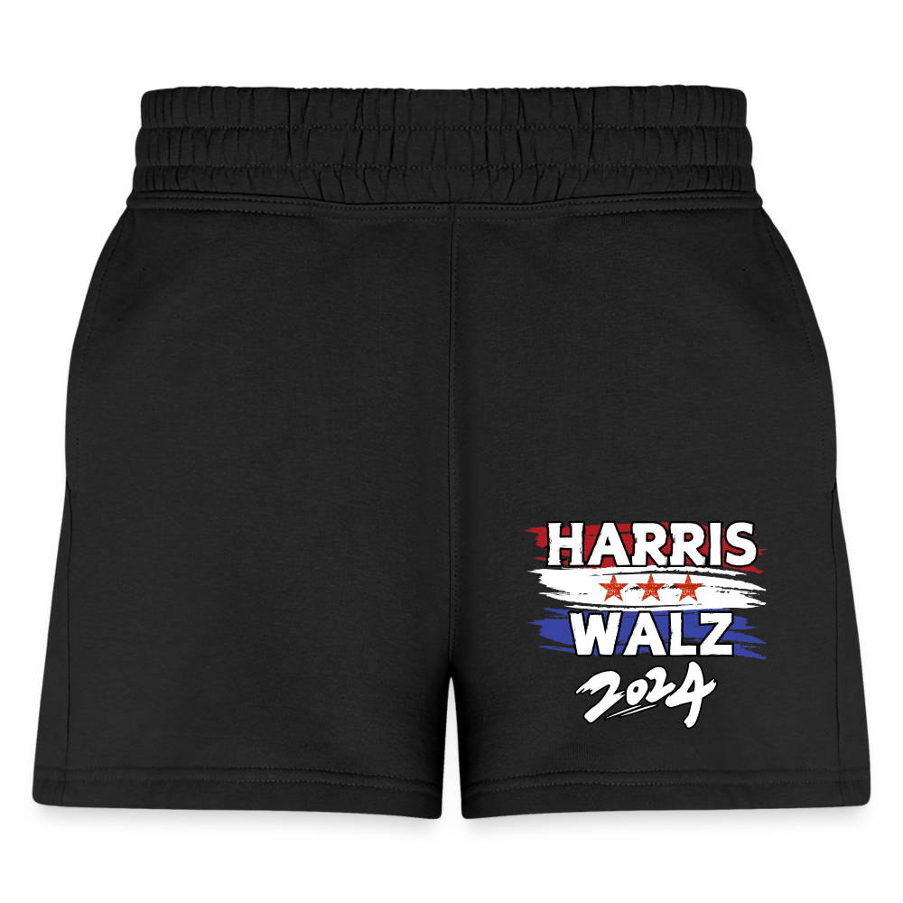 Kamala Harris and Tim Walz, Your vote matters 2024 Women's Jogger Short - black