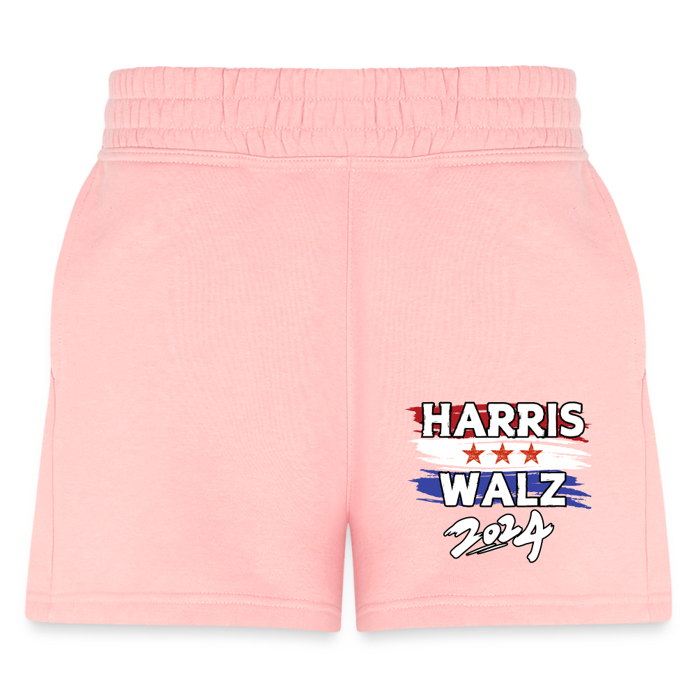 Kamala Harris and Tim Walz, Your vote matters 2024 Women's Jogger Short - light pink