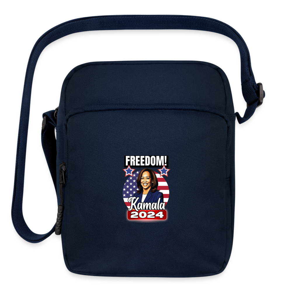 Freedom with Kamala Harris 2024. Upright Crossbody Bag - navy