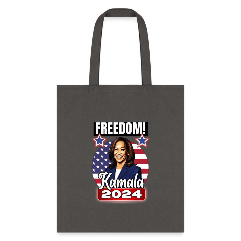 Freedom with Kamala Harris 2024. Tote Bag - charcoal