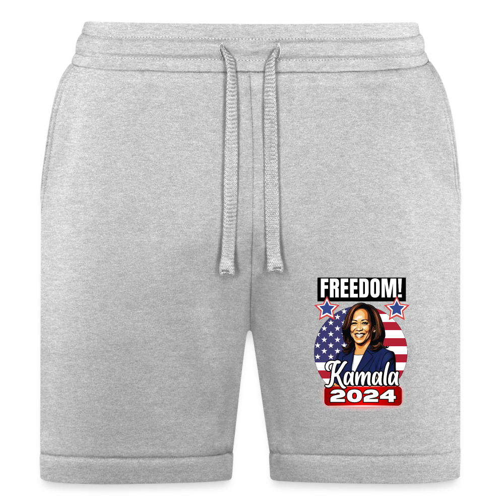 Freedom with Kamala Harris 2024. Bella + Canvas Unisex Short - heather gray