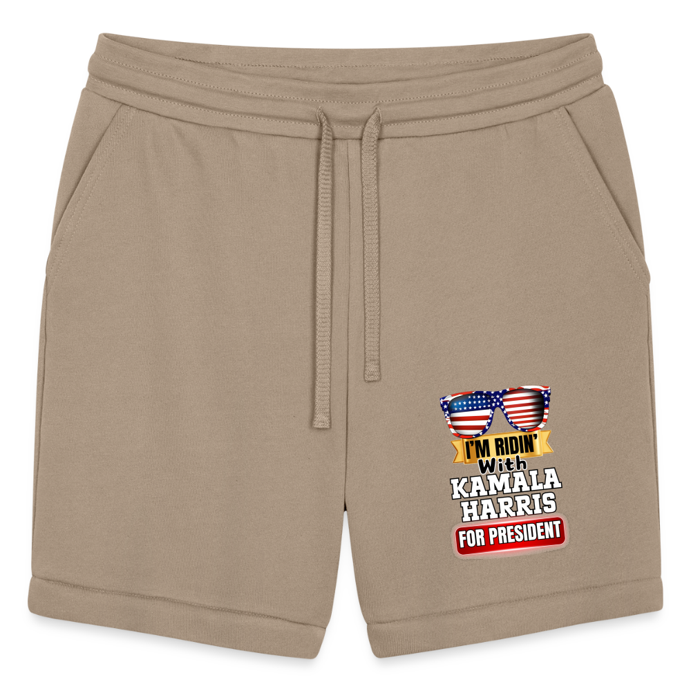 I'm Ridin with Kamala Harris for President. Bella + Canvas Unisex Short - tan