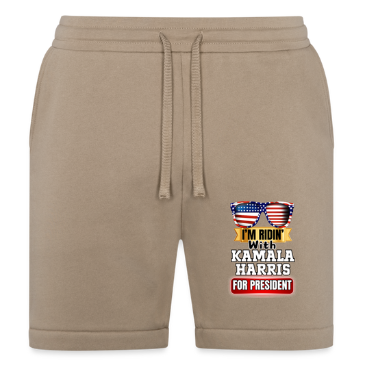 I'm Ridin with Kamala Harris for President. Bella + Canvas Unisex Short - tan