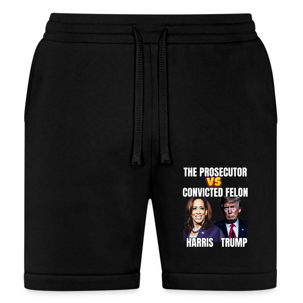 Kamala Harris Versus Donald Trump, The prosecutor faces the convicted felon. Bella + Canvas Unisex Short - black