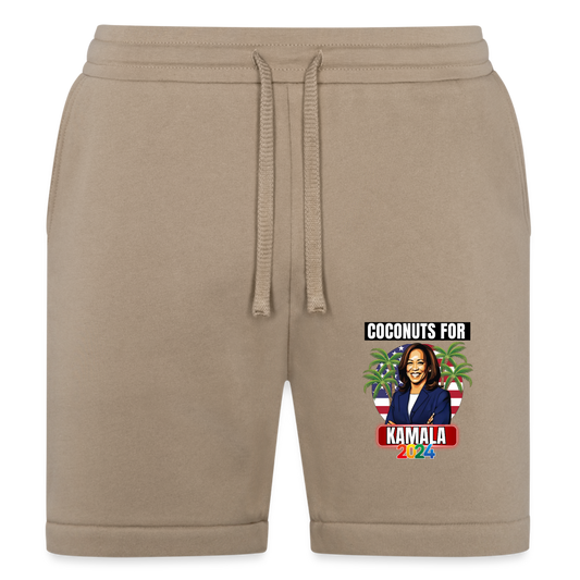 Kamala Harris for President You Think You Just Fell Out Of A Coconut Tree 2024, Bella + Canvas Unisex Short - tan