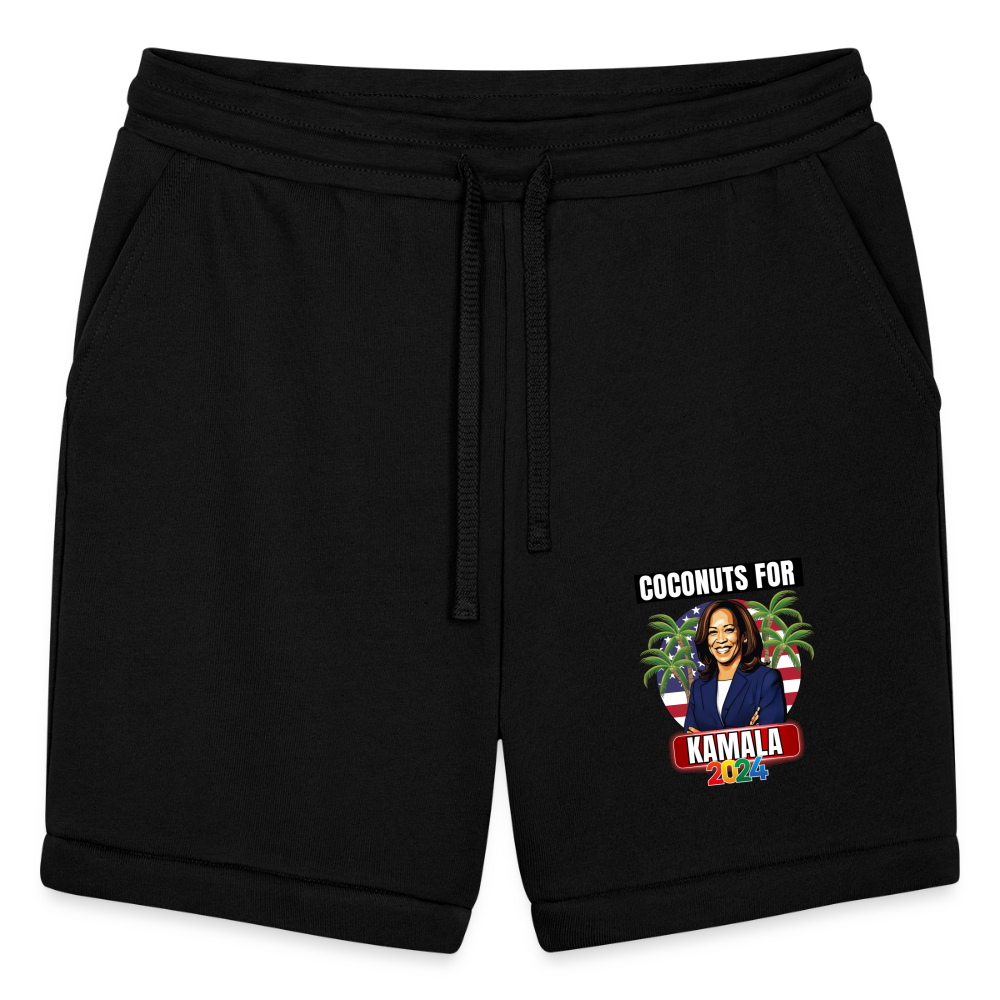 Kamala Harris for President You Think You Just Fell Out Of A Coconut Tree 2024, Bella + Canvas Unisex Short - black