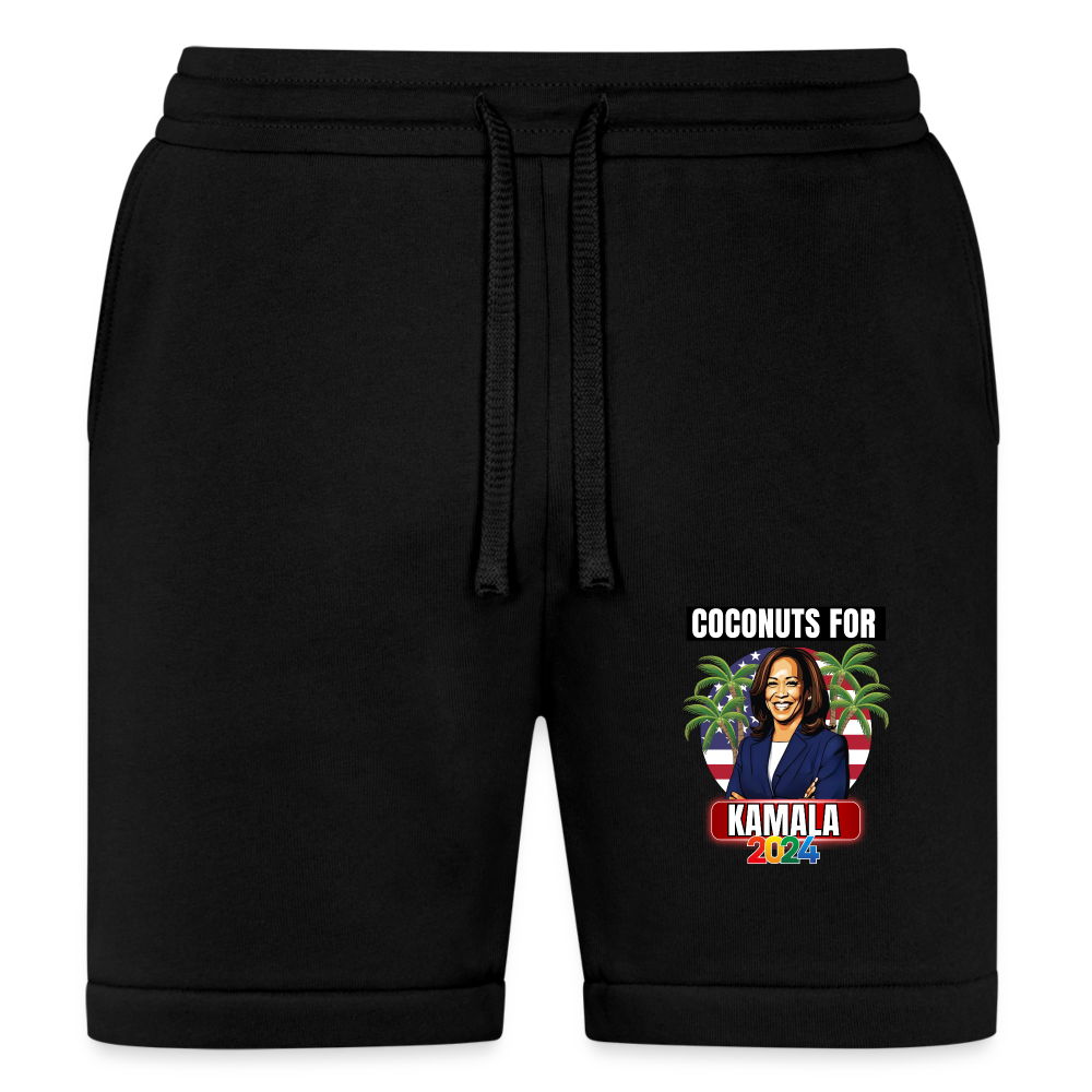 Kamala Harris for President You Think You Just Fell Out Of A Coconut Tree 2024, Bella + Canvas Unisex Short - black