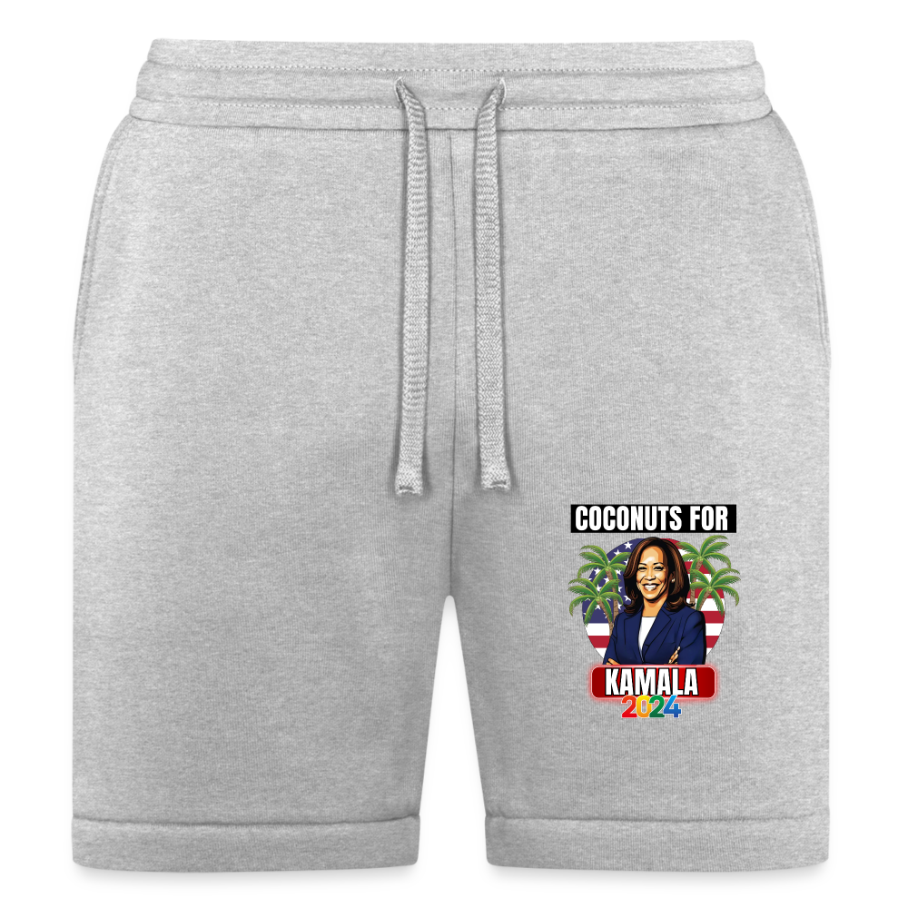 Kamala Harris for President You Think You Just Fell Out Of A Coconut Tree 2024, Bella + Canvas Unisex Short - heather gray