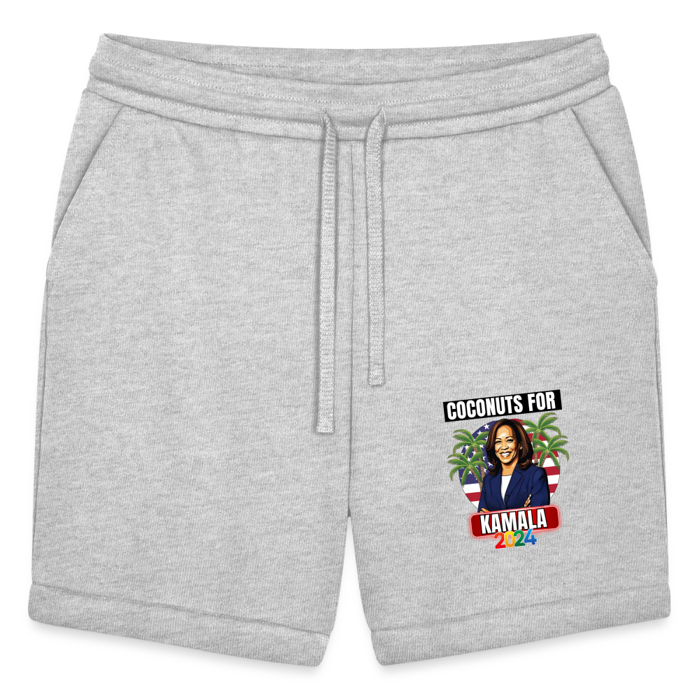 Kamala Harris for President You Think You Just Fell Out Of A Coconut Tree 2024, Bella + Canvas Unisex Short - heather gray