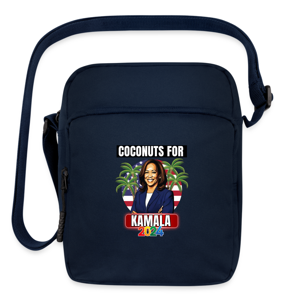 Kamala Harris for President You Think You Just Fell Out Of A Coconut Tree 2024, Upright Crossbody Bag - navy