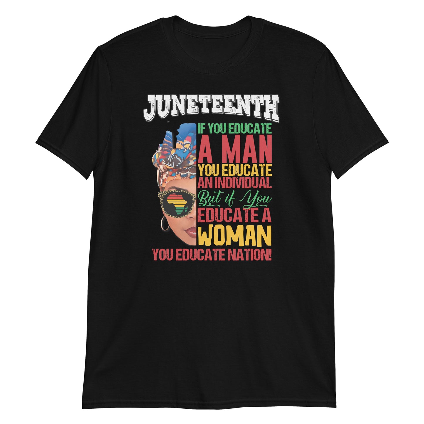 Juneteenth Honor Black Women T-shirt